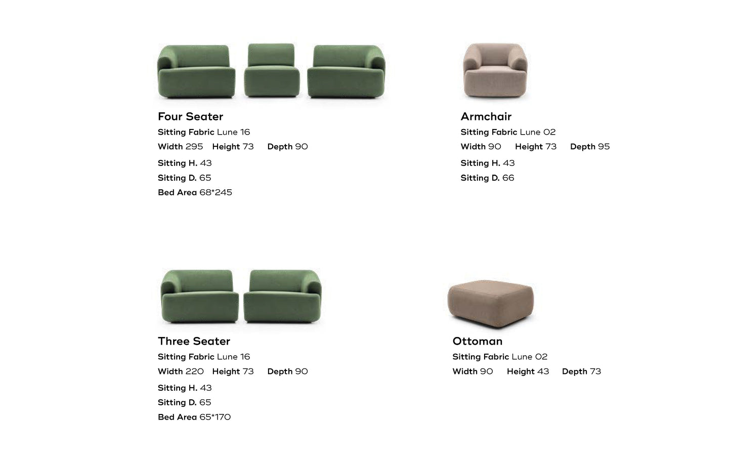 Sophia Sofa Set: Modular Comfort with Timeless Design