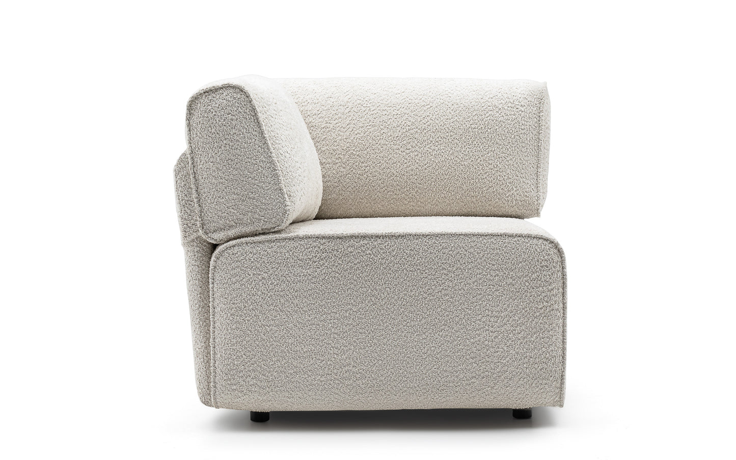 Bubble Corner Sofa Set: Minimalist Design & Plush Comfort