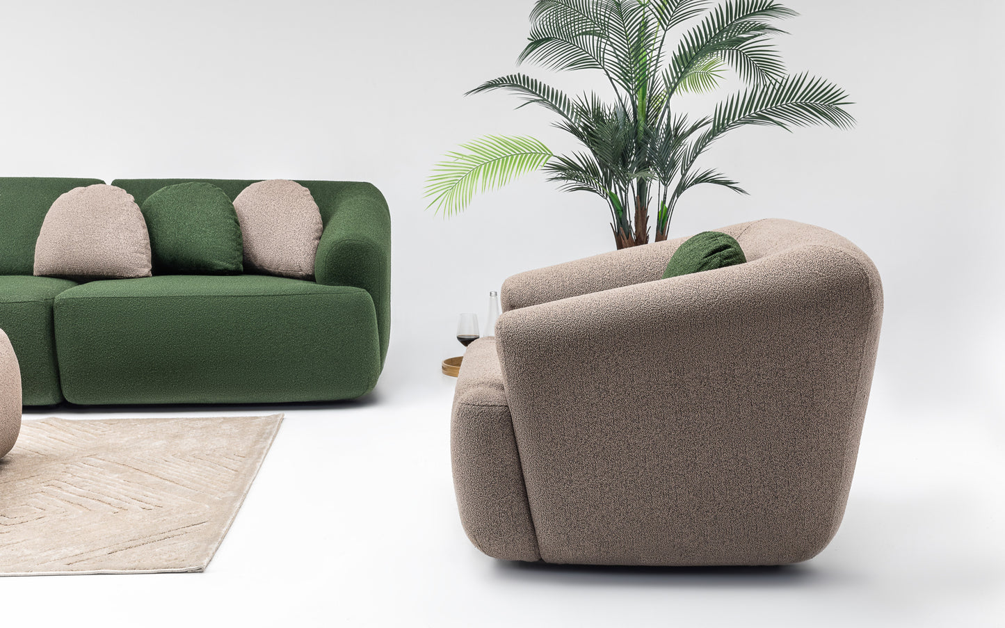 Sophia Corner Sofa Set: Versatile Style with Modular Design