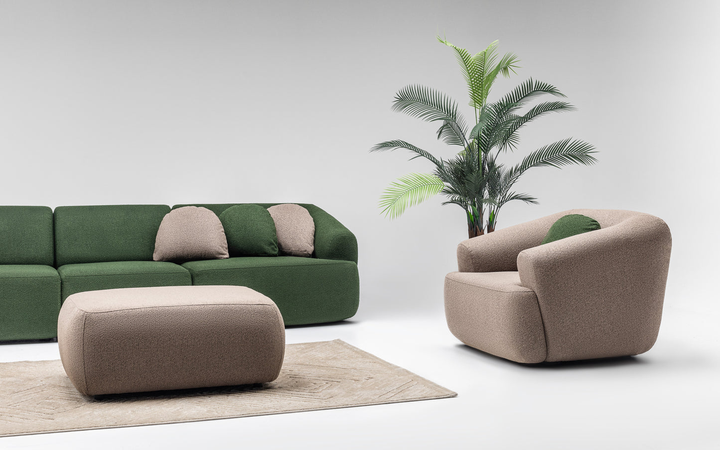 Sophia Sofa Set: Modular Comfort with Timeless Design