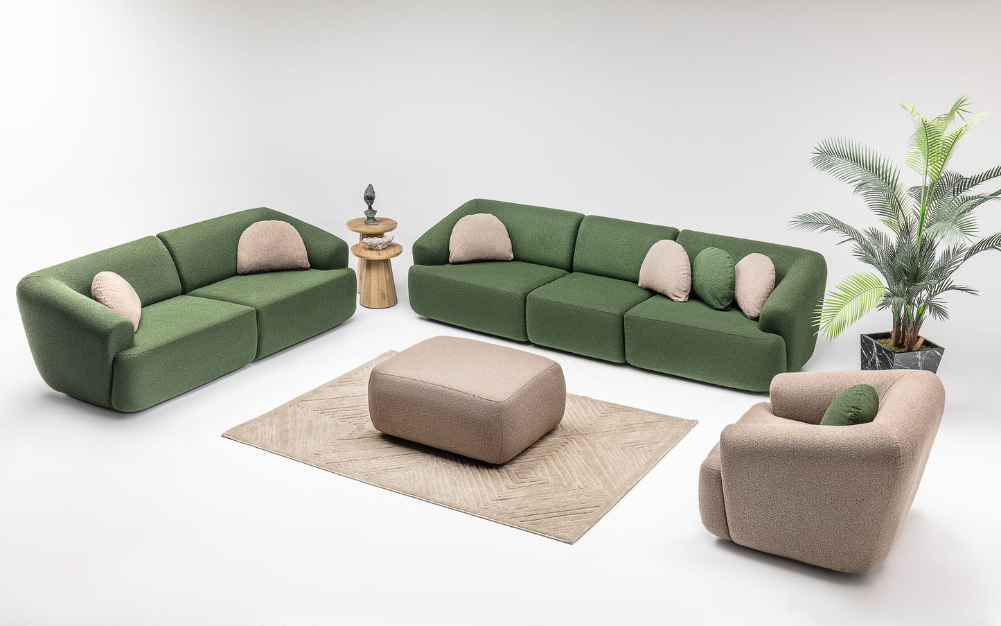Sophia Sofa Set: Modular Comfort with Timeless Design