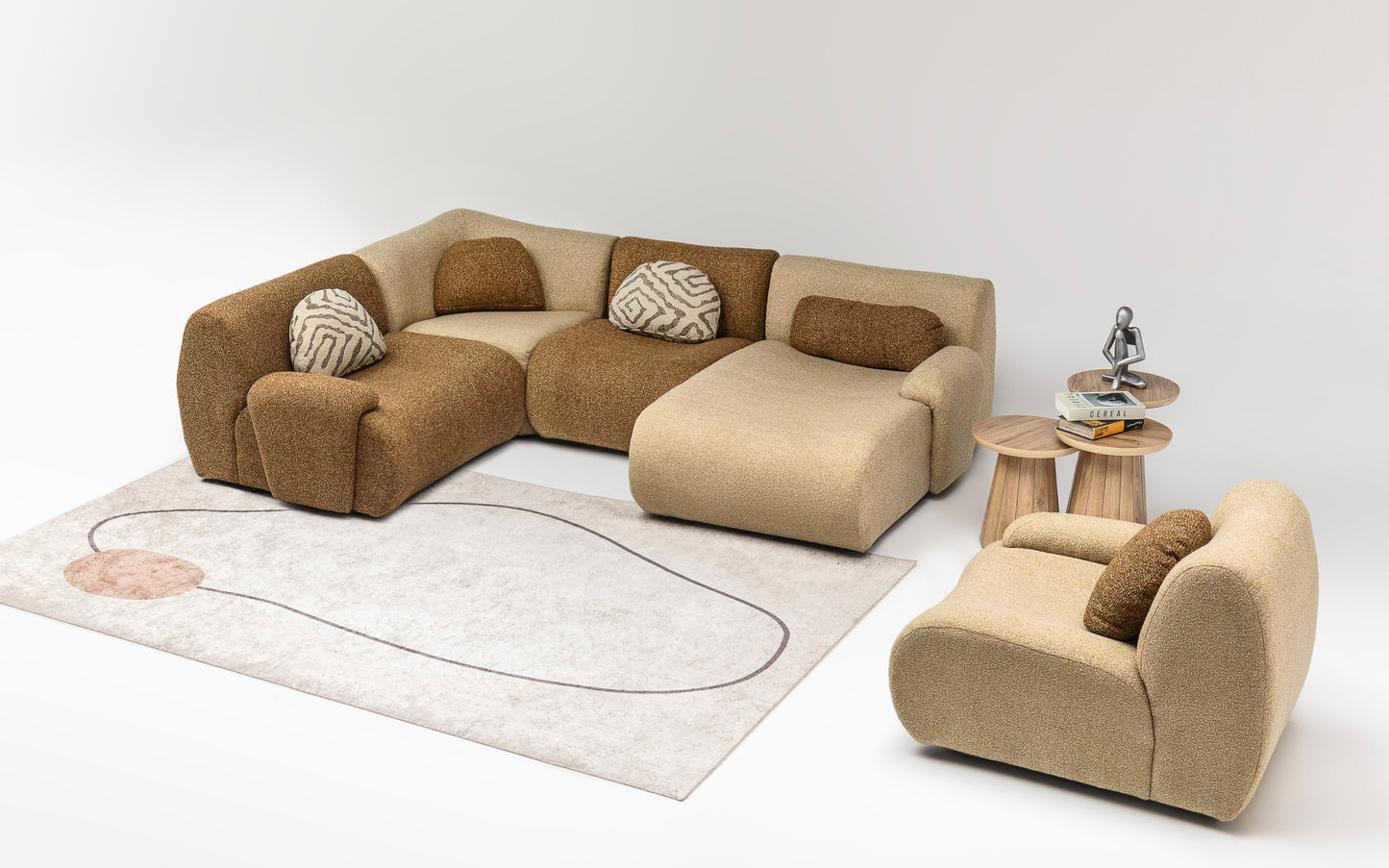 Vision Corner Set Sofa: Versatile Style with Modular Design