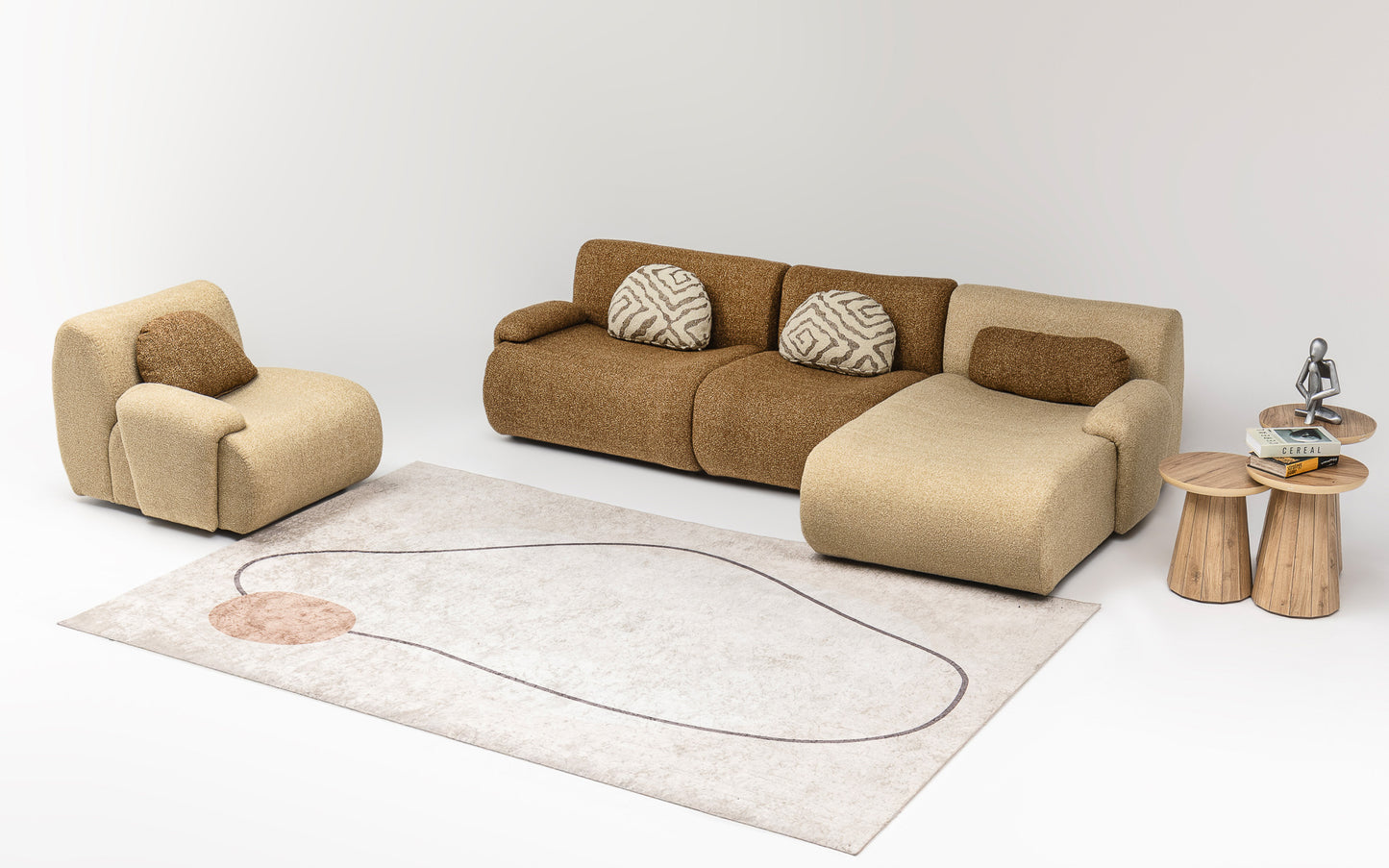 Vision Corner Set Sofa: Versatile Style with Modular Design