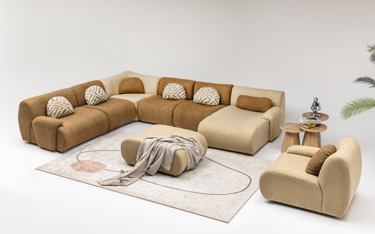 Vision Corner Set Sofa: Versatile Style with Modular Design