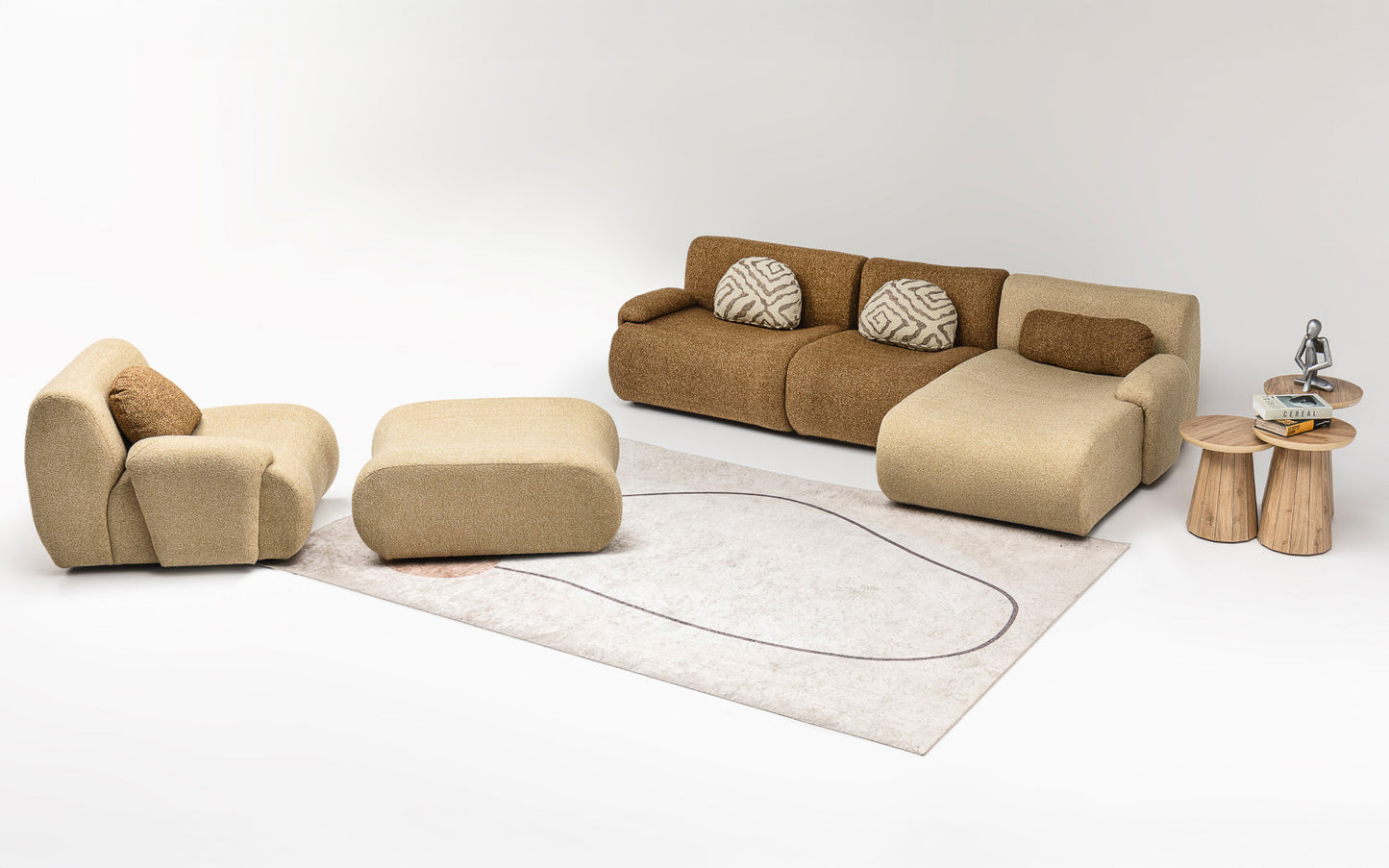 Vision Corner Set Sofa: Versatile Style with Modular Design