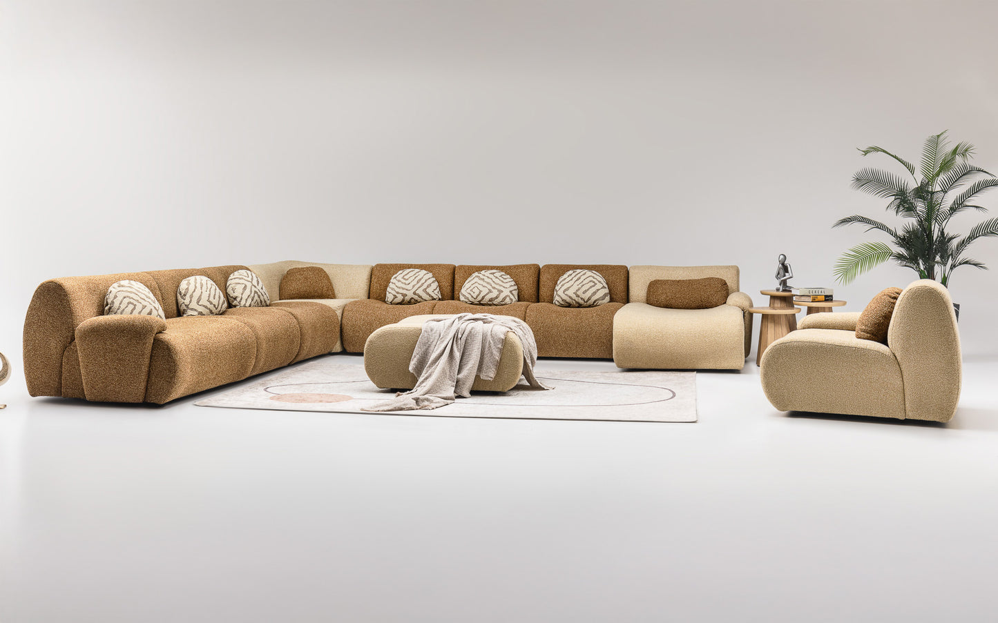 Vision Corner Set Sofa: Versatile Style with Modular Design