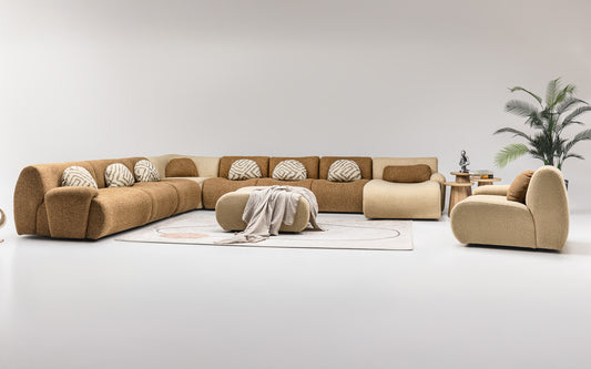 Vision Corner Set Sofa: Versatile Style with Modular Design
