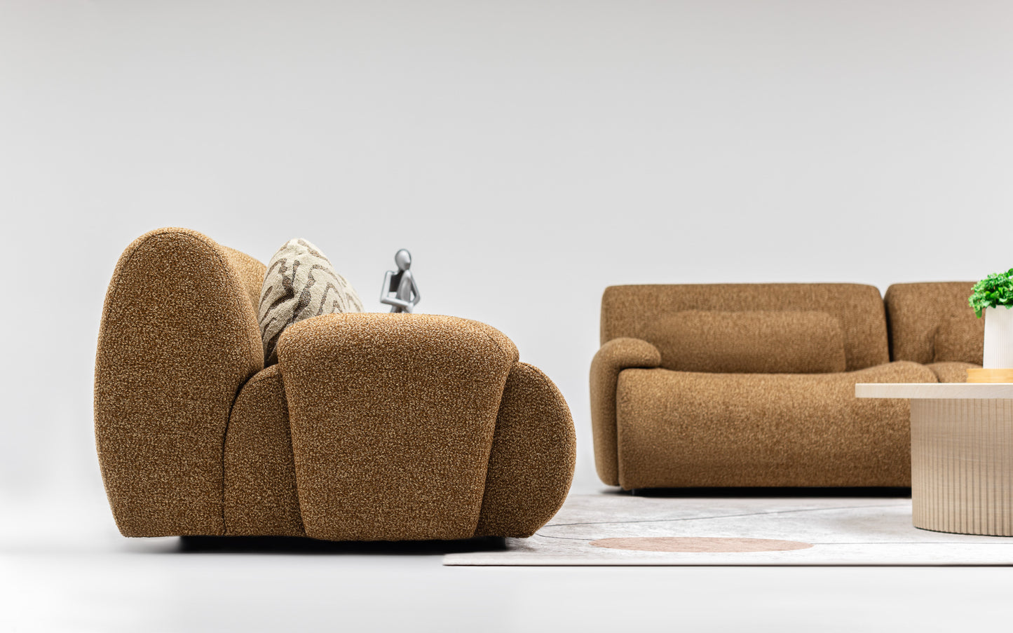 Vision Sofa Set: Bold U-Shaped Design with Modern Adaptability