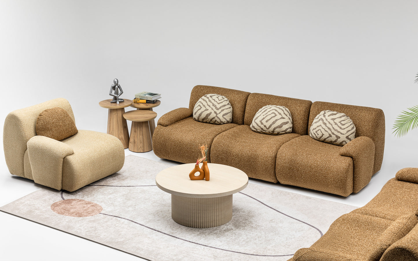 Vision Sofa Set: Bold U-Shaped Design with Modern Adaptability