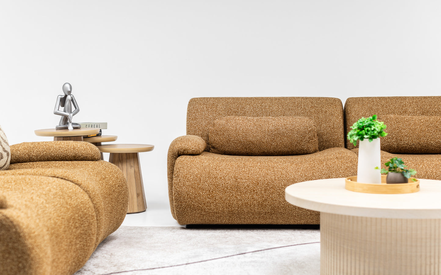 Vision Sofa Set: Bold U-Shaped Design with Modern Adaptability