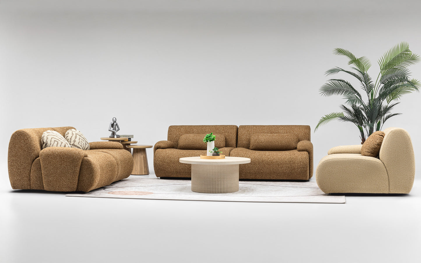 Vision Sofa Set: Bold U-Shaped Design with Modern Adaptability