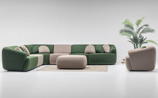 Sophia Corner Sofa Set: Versatile Style with Modular Design