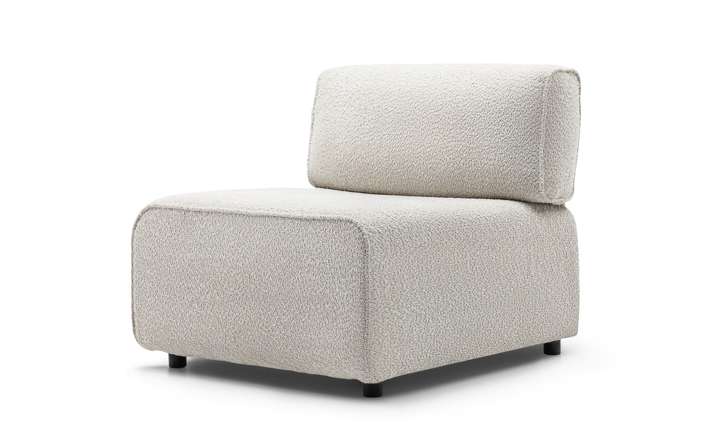 Bubble Corner Sofa Set: Minimalist Design & Plush Comfort