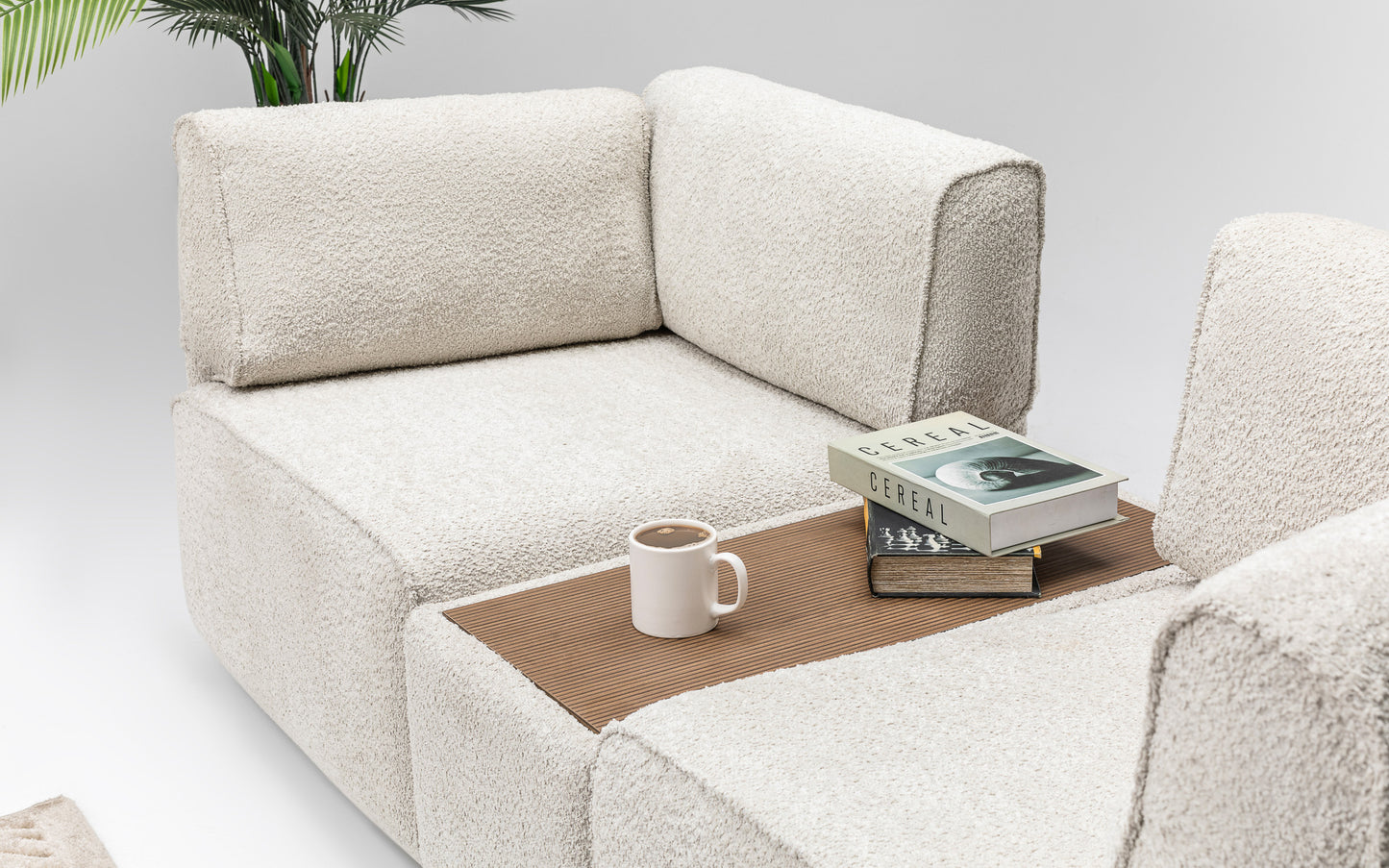 Bubble Corner Sofa Set: Minimalist Design & Plush Comfort