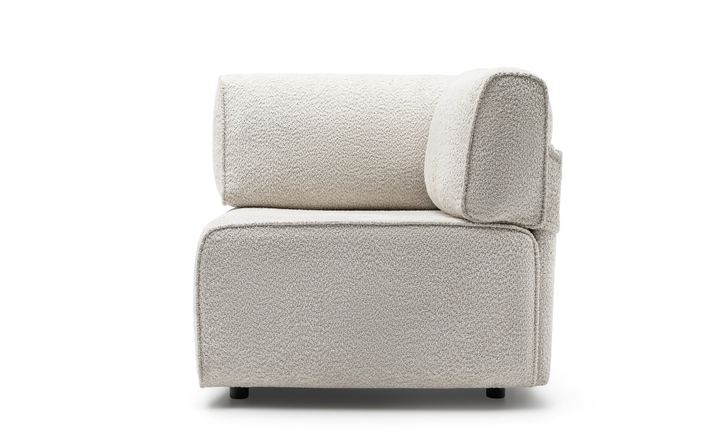 Bubble Corner Sofa Set: Minimalist Design & Plush Comfort