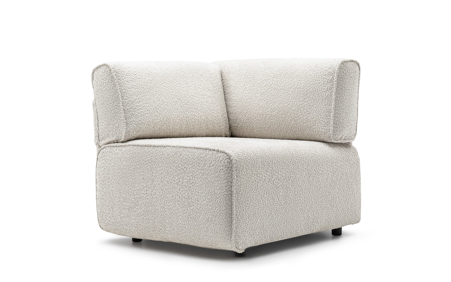 Bubble Corner Sofa Set: Minimalist Design & Plush Comfort