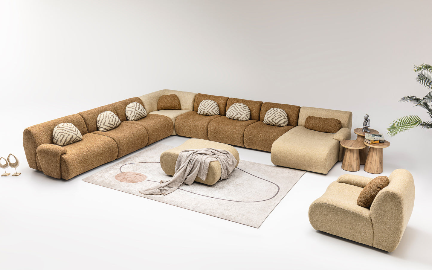 Vision Corner Set Sofa: Versatile Style with Modular Design