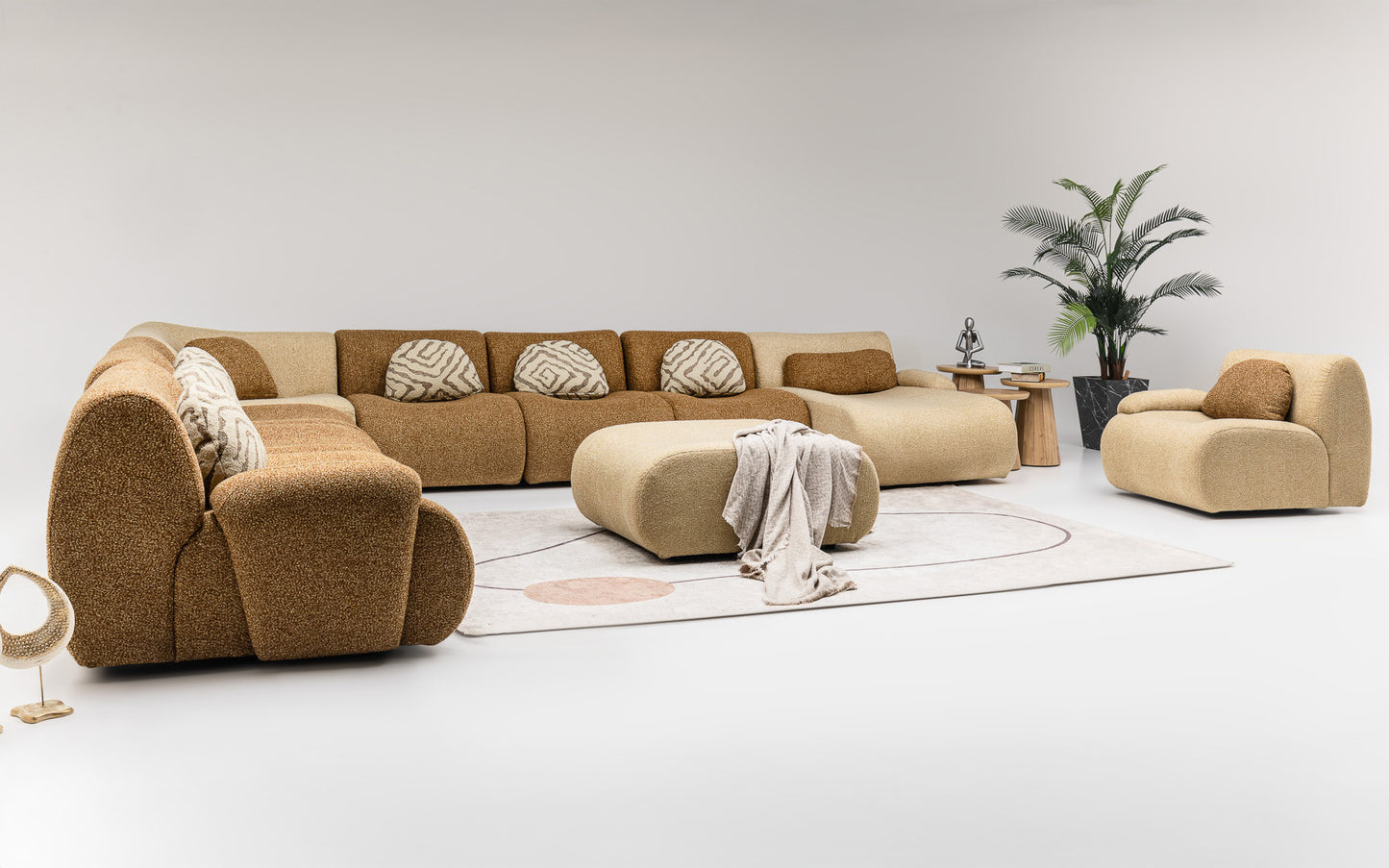 Vision Corner Set Sofa: Versatile Style with Modular Design